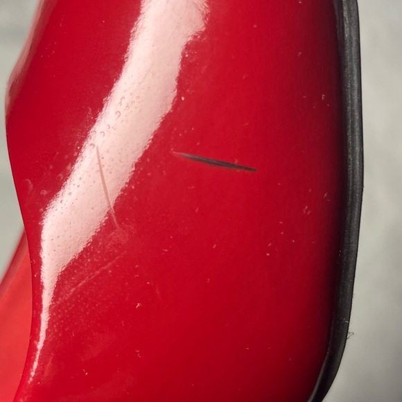 NWOT US 11 Comfort Plus by Predictions Red Patent Pumps Heels - Picture 6 of 6